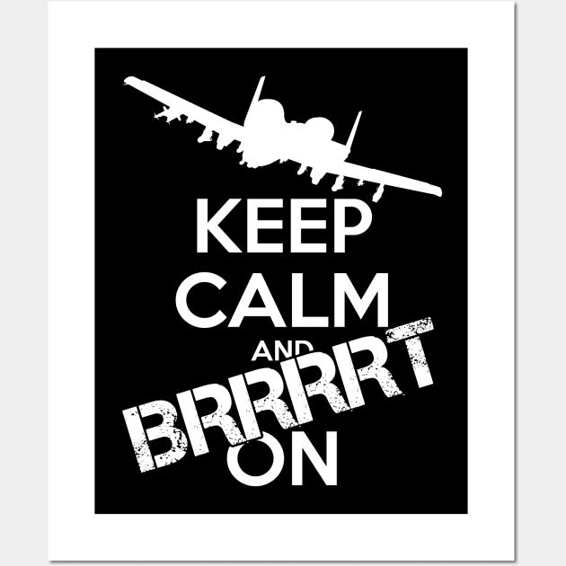 Keep Calm and Brrrt On! Wall Art by myoungncsu